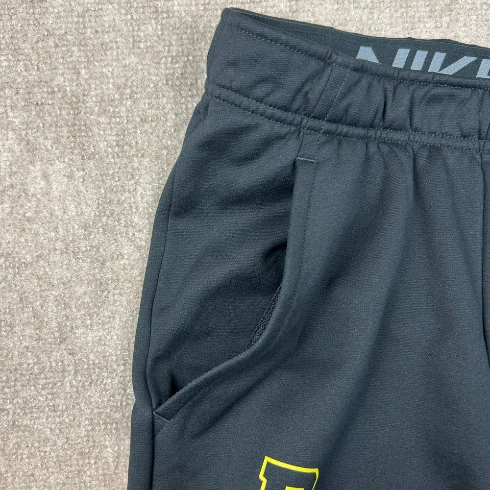 Nike Therma-Fit Sweatpants Mens S Black Fleece Lined Elastic Waist Performance